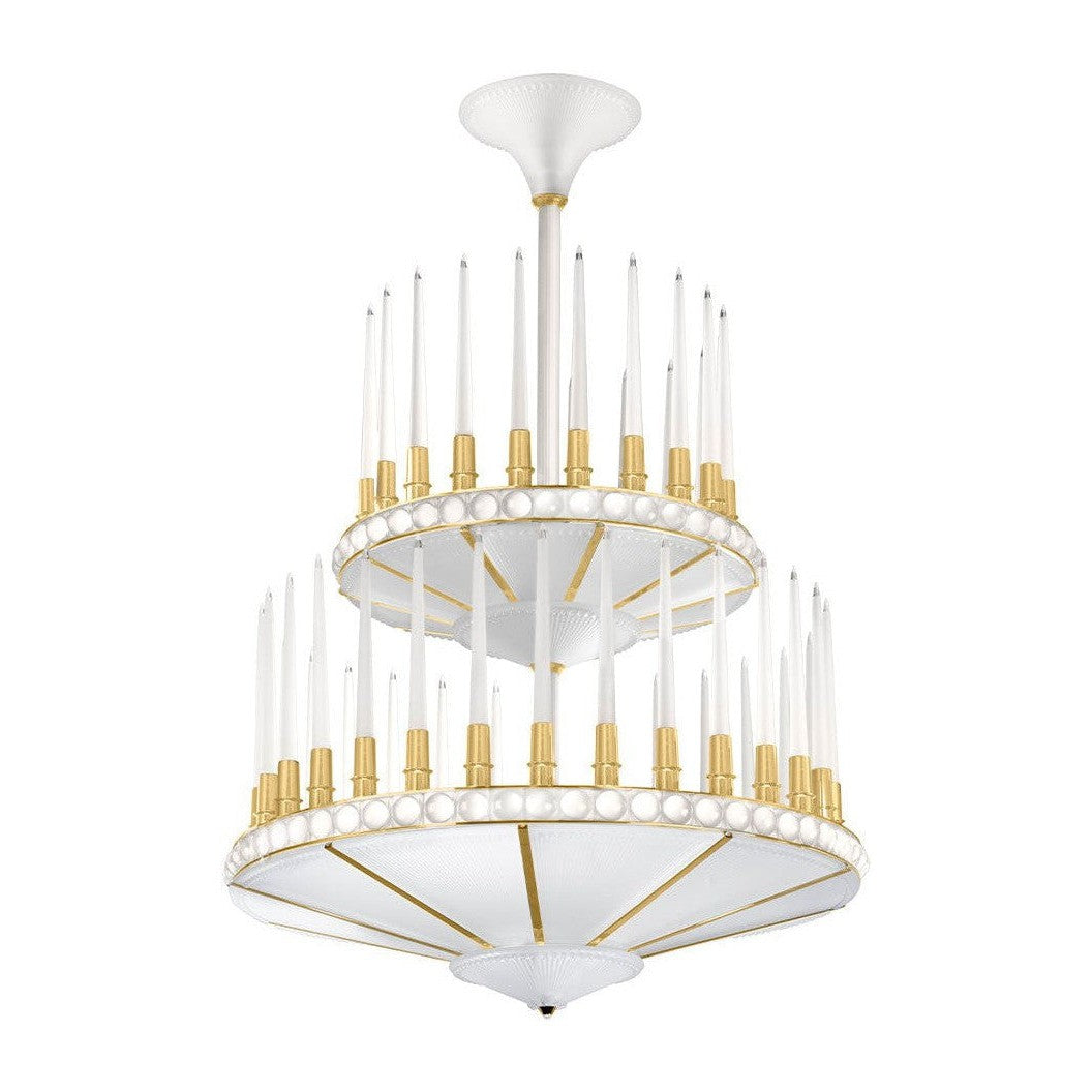 178-Light Crystal LED Chandelier / Satin Gilded