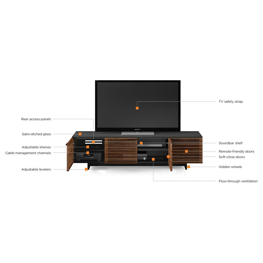 Corridor Low Media Cabinet