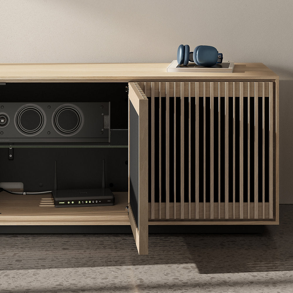 Profile 4-Door Media Storage Cabinet