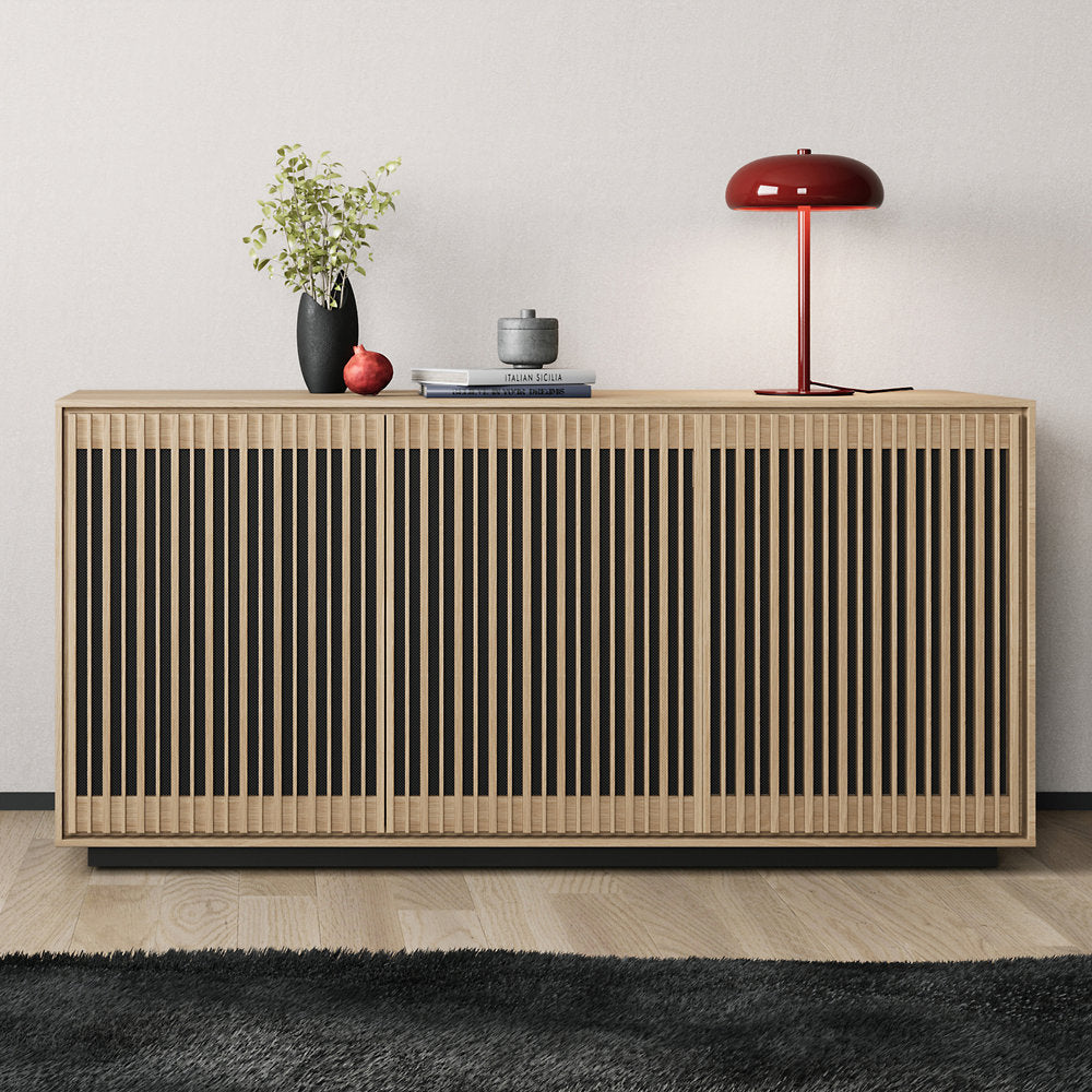 Profile 3-Door Media Storage Console