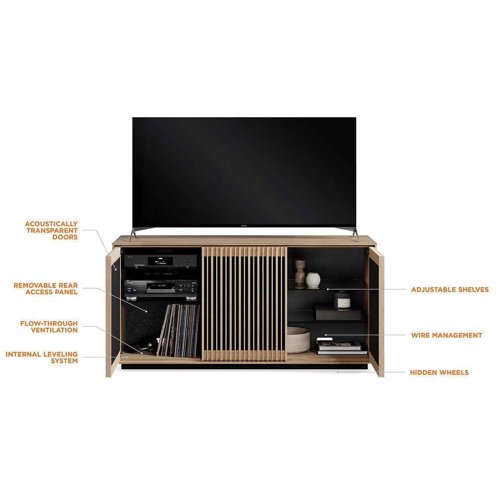Profile 3-Door Media Storage Console