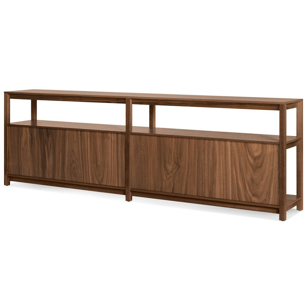 Open Plan Long and Low Bookcase