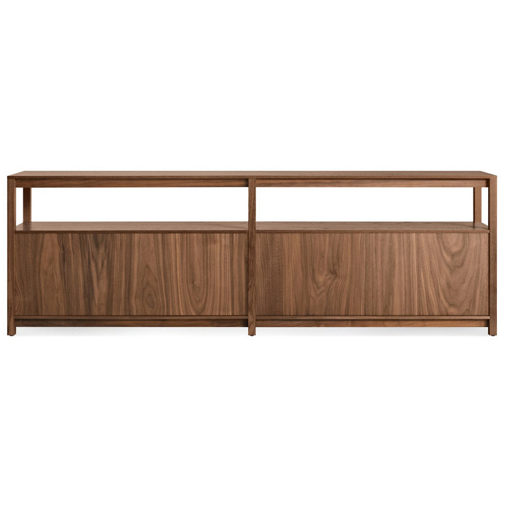 Open Plan Long and Low Bookcase