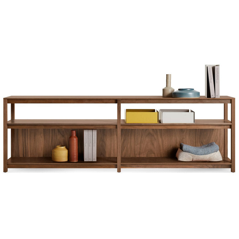 Open Plan Long and Low Bookcase