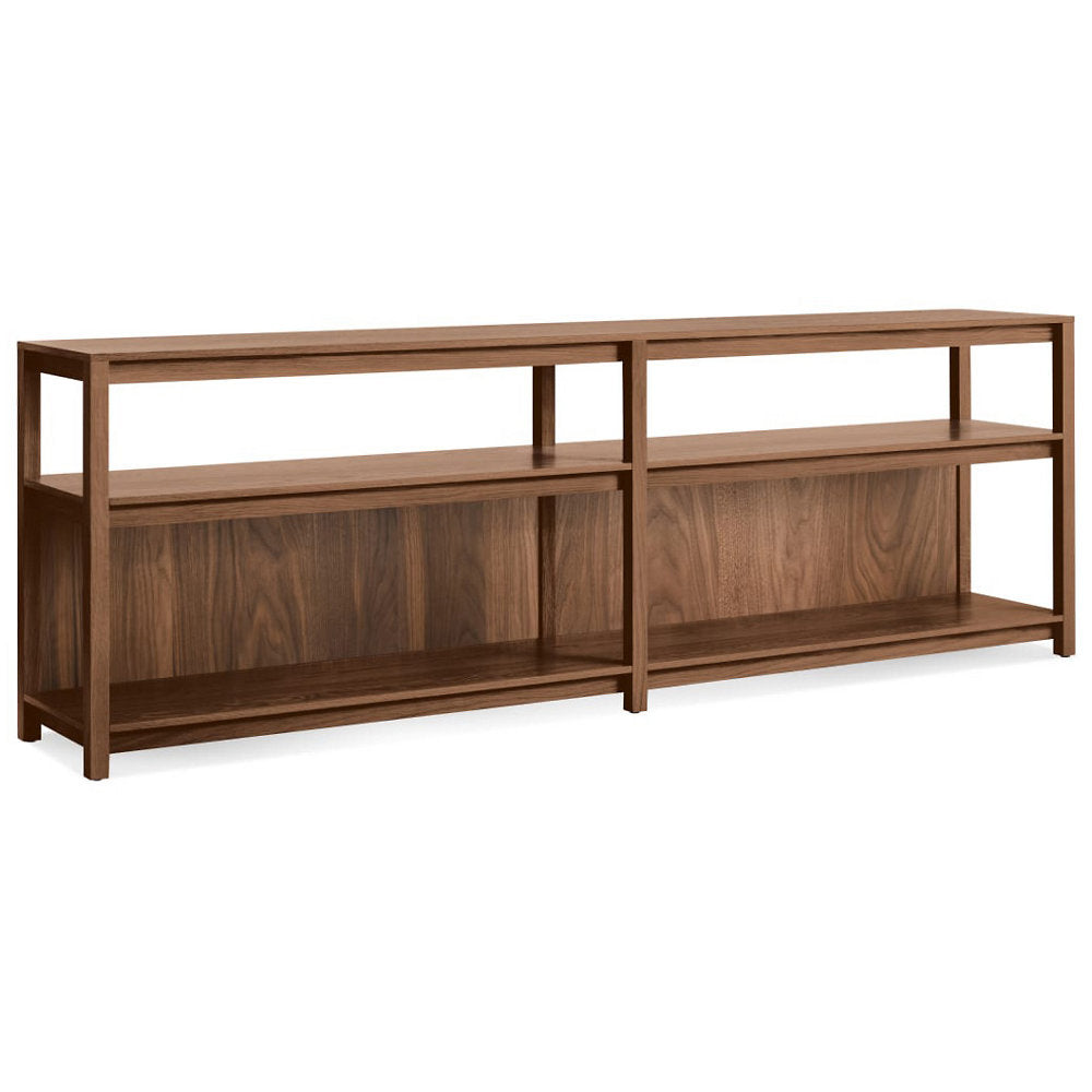 Open Plan Long and Low Bookcase