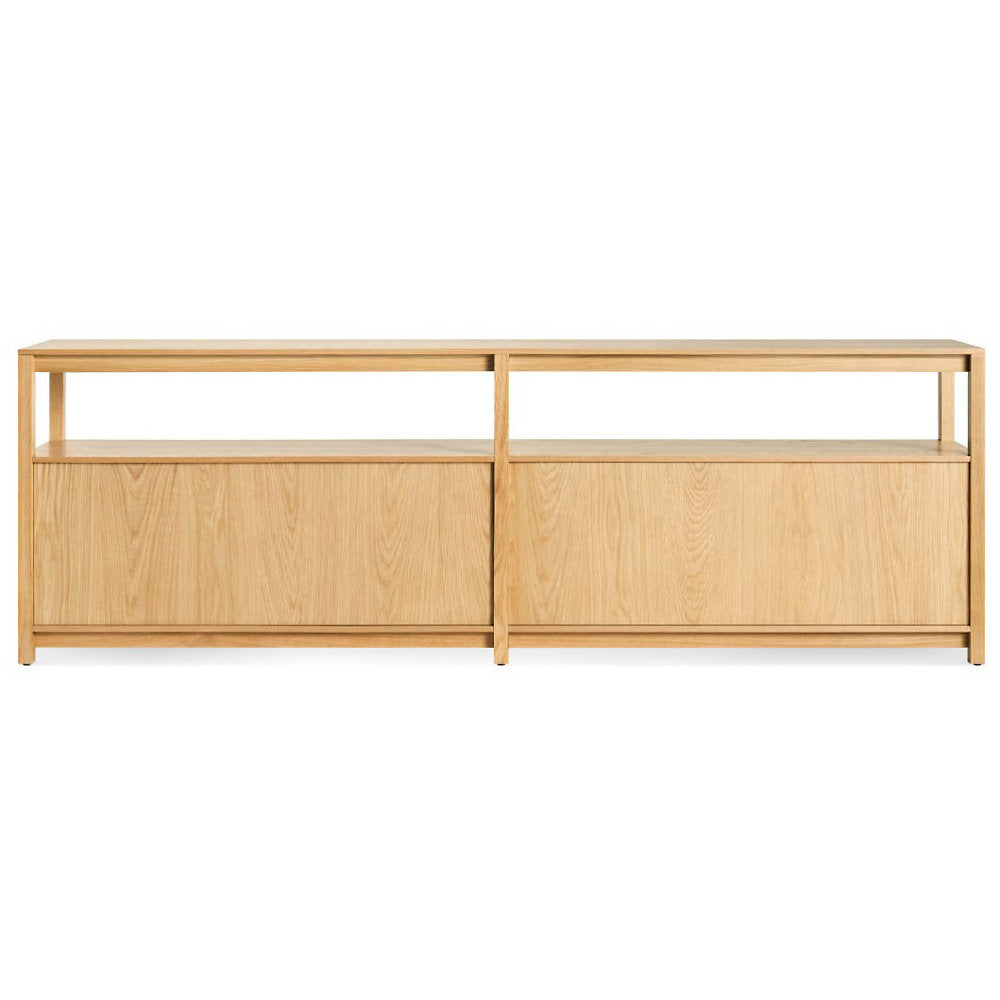 Open Plan Long and Low Bookcase