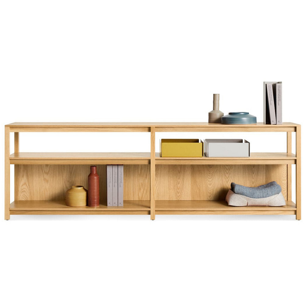 Open Plan Long and Low Bookcase